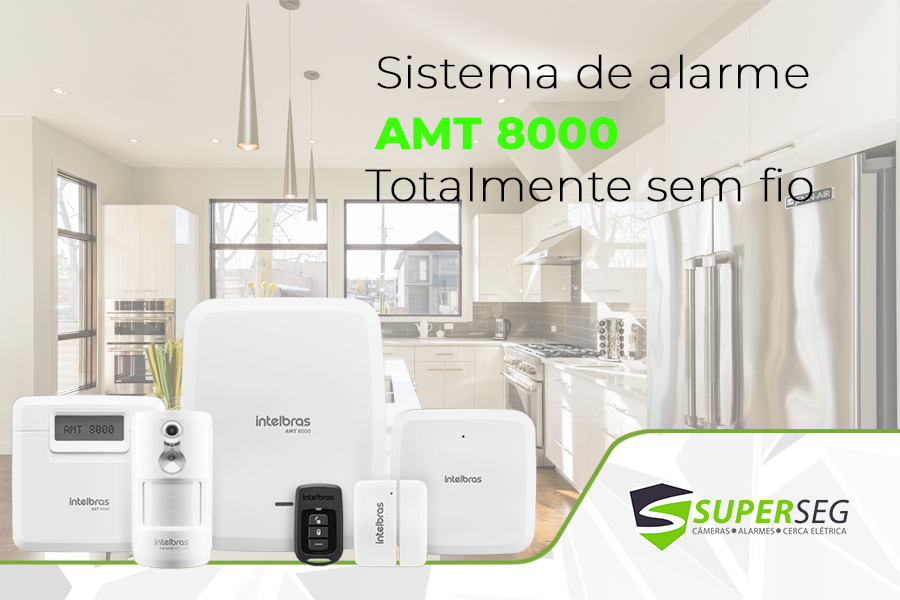 Conheça mais sobre o Sistema AMT 8000 - Alarme totalmente sem fio Intelbras